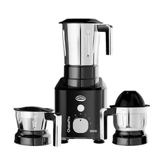 Ultra Choice Pro Mixer Grinder - Black | Fast & Heavy-Duty 1000W High Torque Motor with 5 Years Warranty | AISI 304 Food-Grade 3 SS Jar, 3 Speed Regular + Pulse