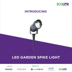 Philips EcoLink 7-Watt Garden Spike 3000K IP65 (Pack of 1), White, Standard