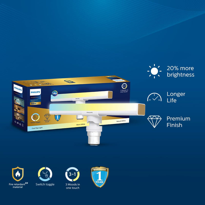 Philips 10W B22 LED T-Bulb