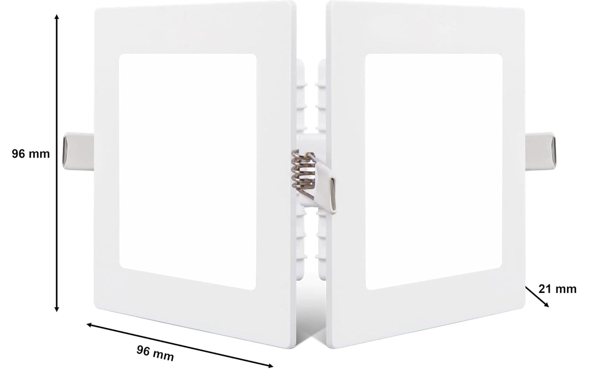 Philips 5W Square AP Plus UltraGlow LED DL Recessed LED Panel Ceiling Light (Pack of 2, Cool Day Light)