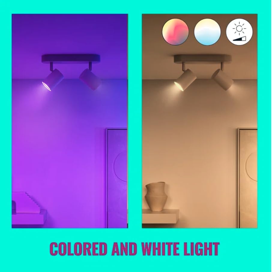Philips 15W WiFi LED Spot Light IP44 Rose Gold