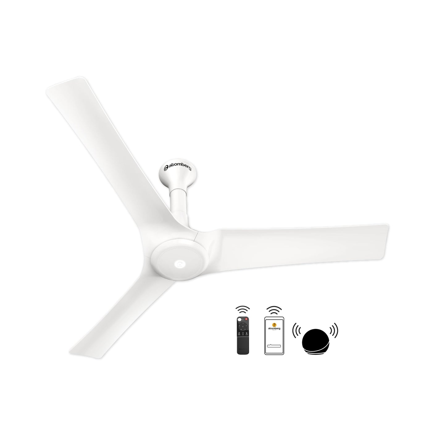 atomberg Aris 1200mm BLDC Ceiling Fan with IoT & Remote Control | Smart Fan with Noiseless Operation | (Dark Teakwood)
