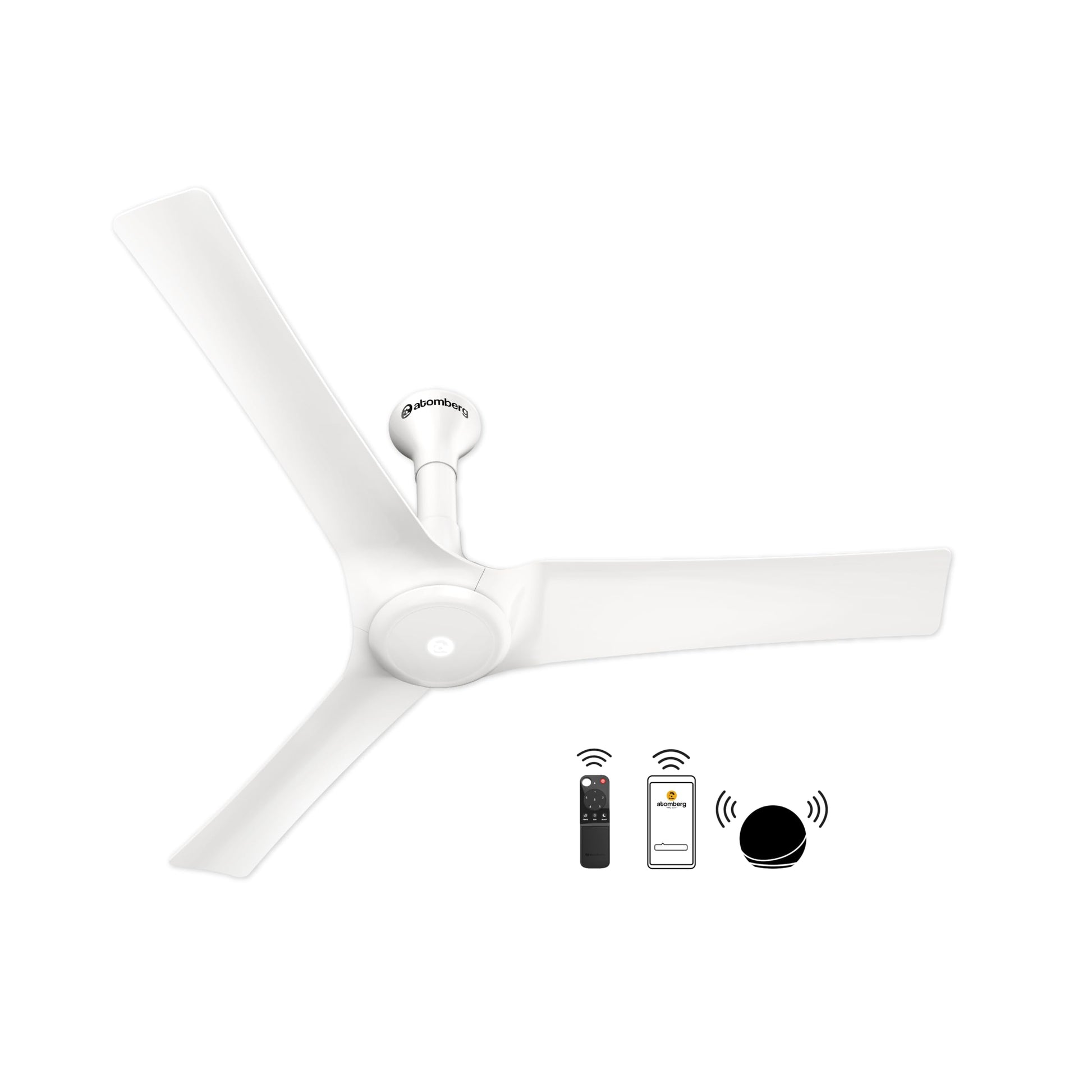 atomberg Aris 1200mm BLDC Ceiling Fan with IoT & Remote Control | Smart Fan with Noiseless Operation | (Dark Teakwood)