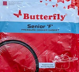 Butterfly Senior U for Genial 7.5L & 10L Pressure Cooker Gasket Food Grade Nitrile Rubber, Only Compatible with Genial 7.5L, 10L Cookers & 5.5L Senior Pan