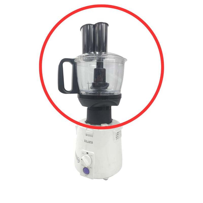 RIO 4G Food Processor Attachment with Coconut Scraper | Compatible with Sujata Mixer Grinder