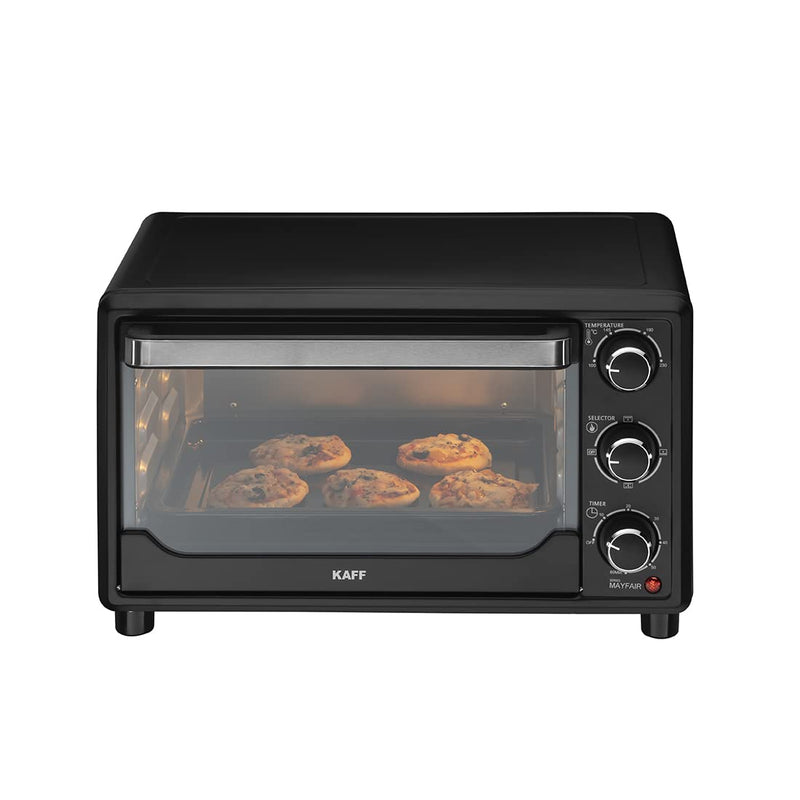 Kaff MFOT25 Electric Oven Toaster Grill (OTG) for Kitchen 25 Litre, 1500W with Convection Mode, Stainless Steel Finish S