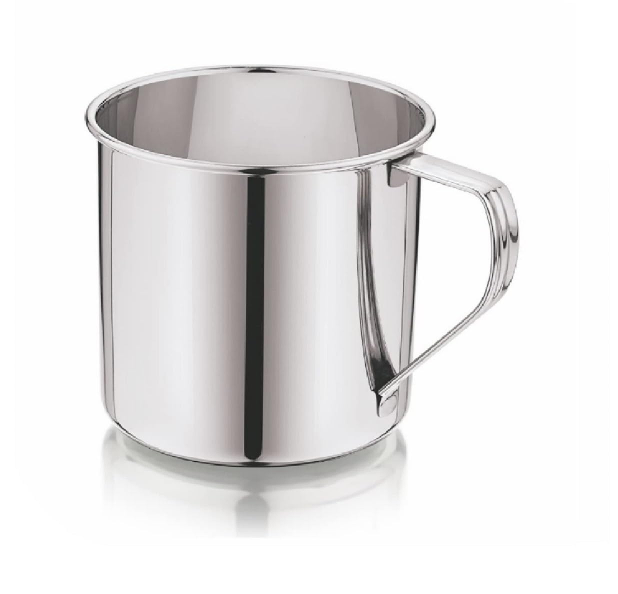 Dynore Stainless Steel Multipurpose Usage Mug/Tea/Coffee Serving Mug- 450 ml Silver