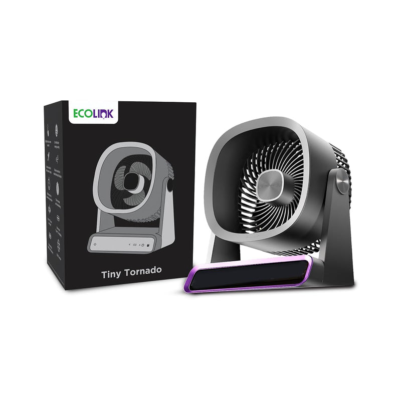 EcoLink Tiny Tornado Mini Fan (Grey Purple)-1