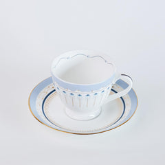 Magique by The Wishing Chair x ClayCraft : River of Flowers Ceramic Teaset 15-Piece | Teapot, Cups & Saucers, Sugar & Milk Pot | Elegant Floral Tea Set for Home High Tea Gifting Weddings Parties