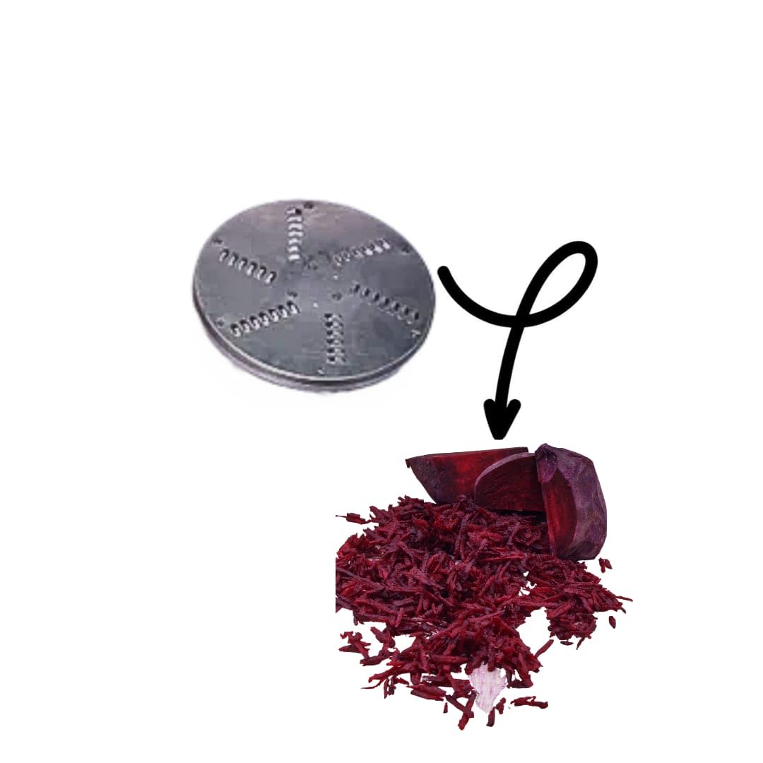 KRN Beetroot Grater Machine (Red) for Hotels & Restaurants, with Stainless Steel Blade Grater Output 150kgs/hr (for Commercial Use Only)