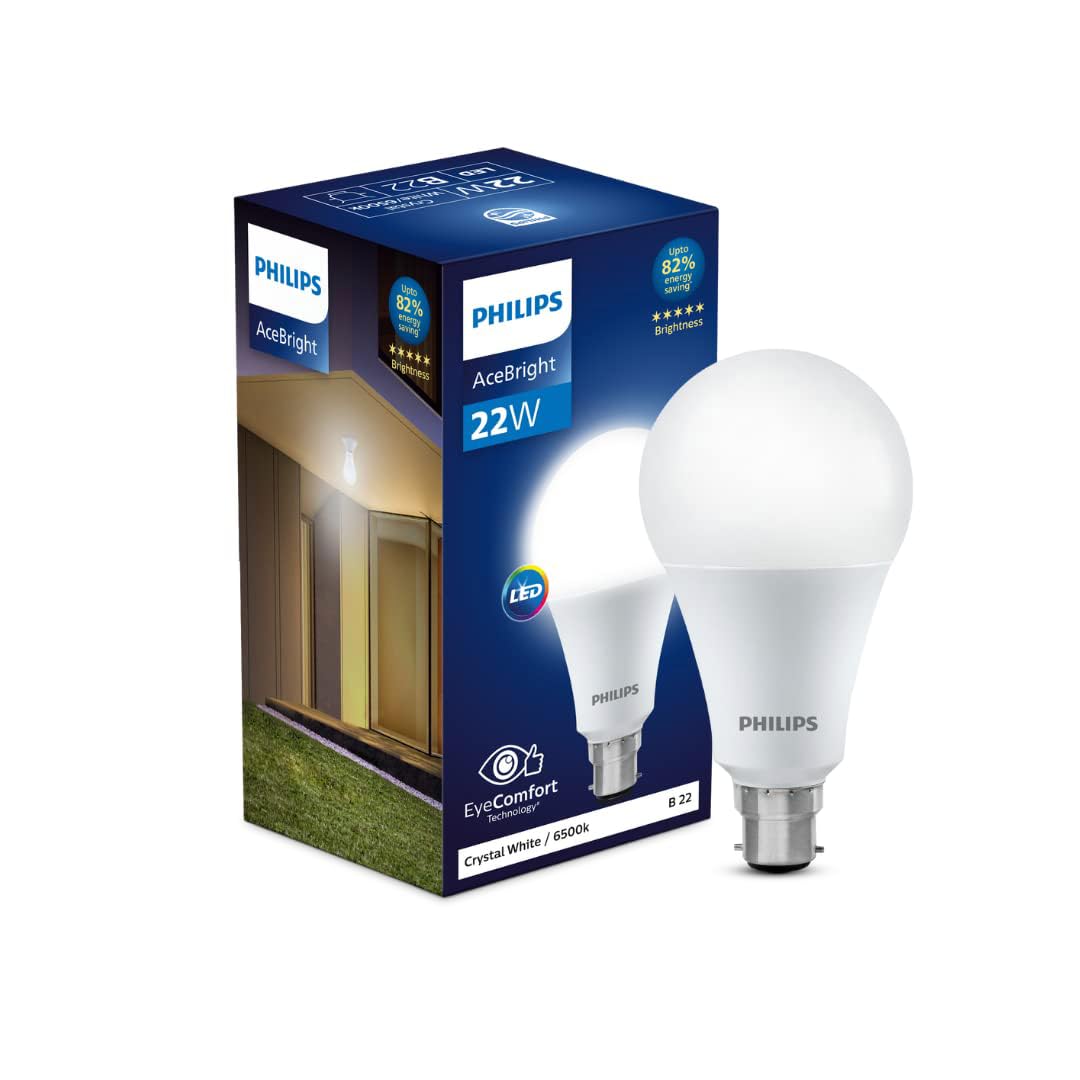 Philips 22-watt LED Bulb - AceBright High Wattage LED Bulb (Pack of 2)