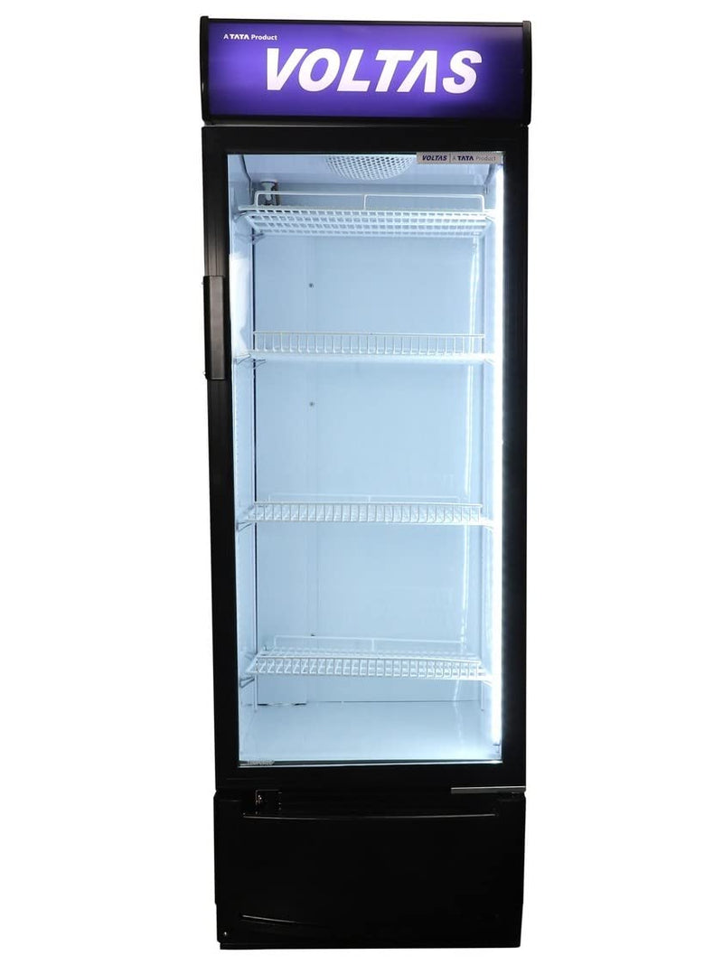 Voltas VC320/VCGT320SD Visi Cooler Plastic Single Door, Black (303L Gross).
