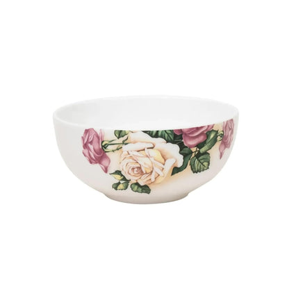 Clay Craft Printed Fine Ceramic Eco Dinner Set, Enchanting Gold, for Family of 4, Dinner Set Ceramic, Crockery Set, Dining Set for Dinner, Crockery Set for Gift, Kitchen Set (ECO5, 12 Pieces)