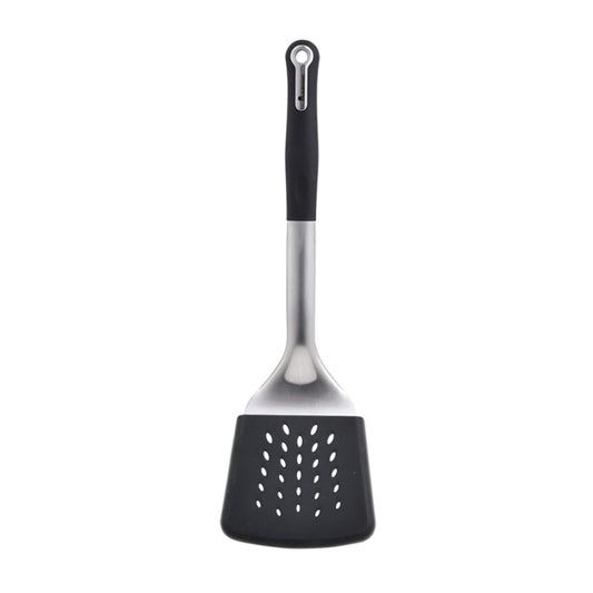 BERGNER Master Pro Non-Stick Slotted Turner Spatula with Silicone Cover (Black), Standard