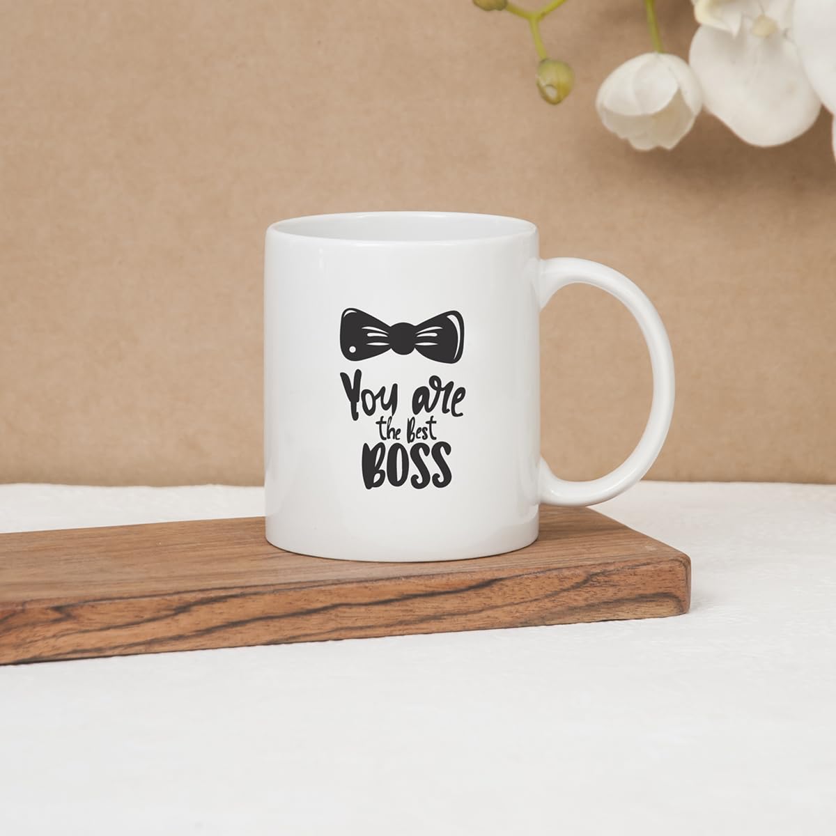 Clay Craft Ceramic Cc Mm1 Swiss Rez1 Microwave Safe Coffee Mug with Good Morning Quote, 300 ML