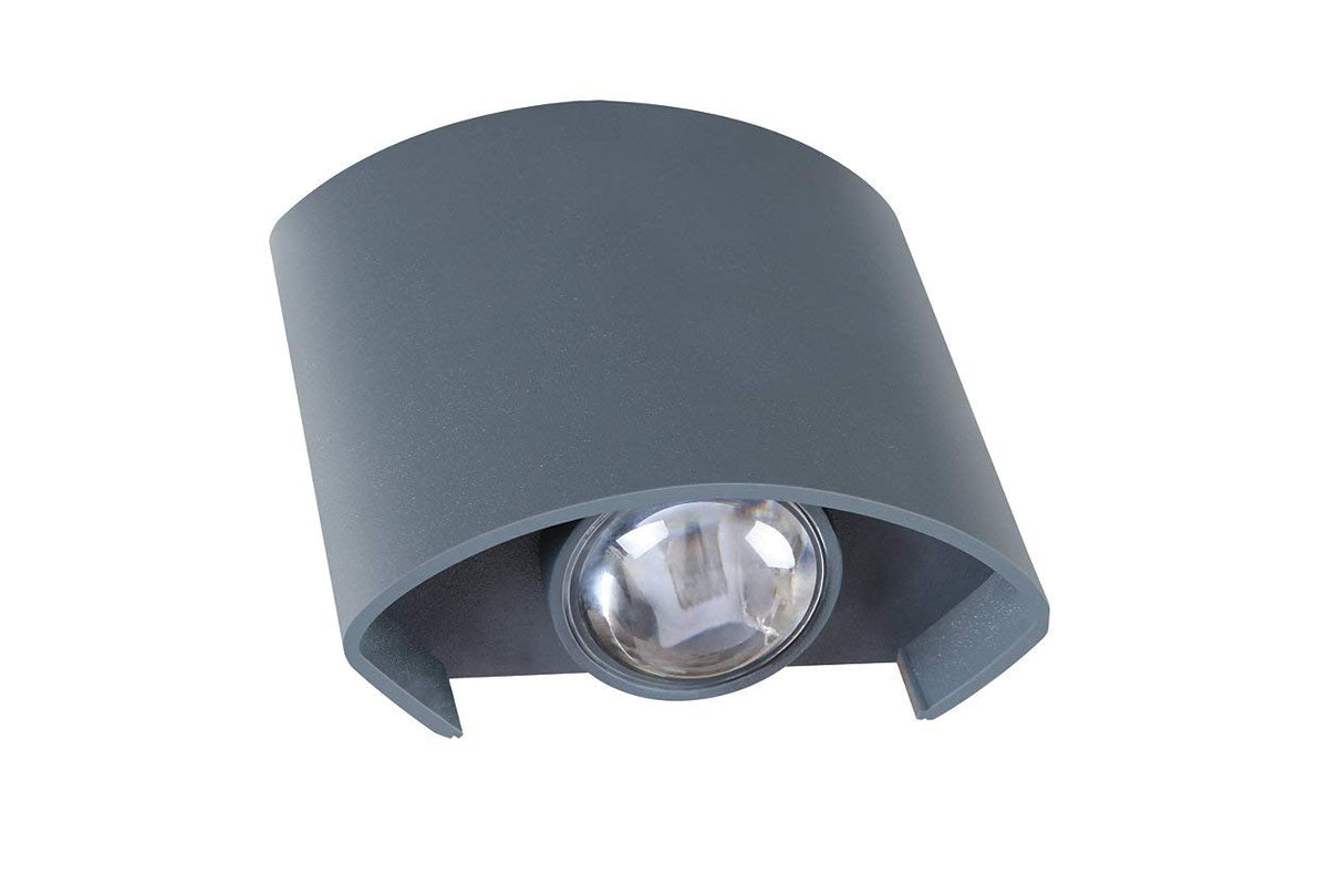Philips Gamma 2 Watts LED Outdoor Wall Lamp - Grey 58159