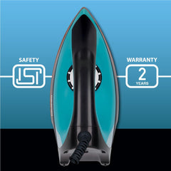 USHA Avenger 1.5 KG Heavy Weight Dry Iron| 1100W| Non-stick Coated Sole Plate For Easy Gliding & Long Life| 1.8 m Long Cord| Dual Layer Safety | 2 Year Warranty