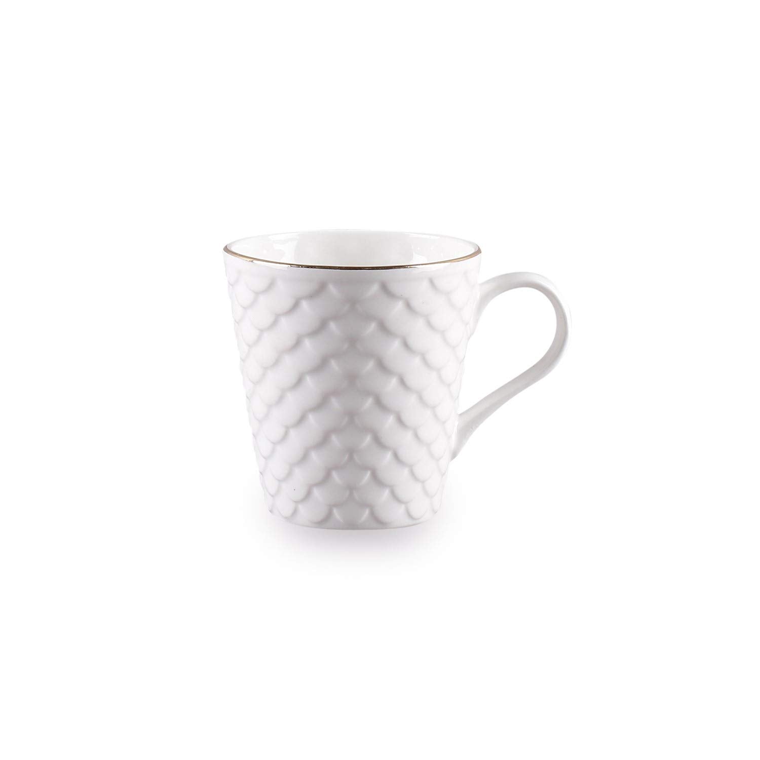 Clay Craft Fine Ceramic Coffee Mugs Set of 6 Perfect for Kitchen and Home Decor