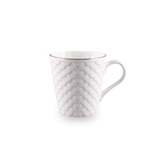Clay Craft Fine Ceramic Coffee Mugs Set of 6 Perfect for Kitchen and Home Decor