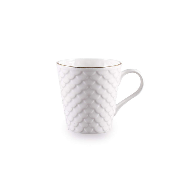 Clay Craft Fine Ceramic Coffee Mugs Set of 6 Perfect for Kitchen and Home Decor
