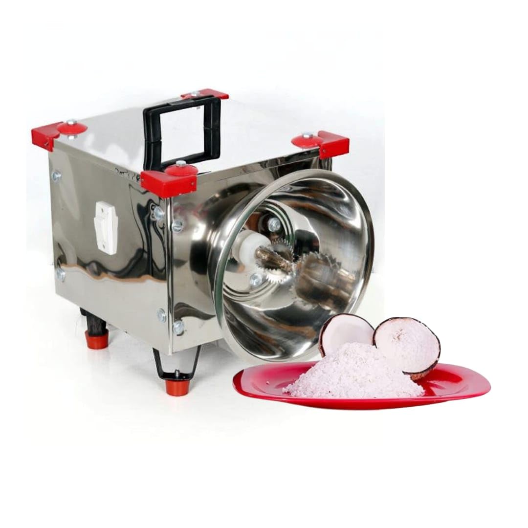 Krn Commercial Coconut Scrapper For Kitchen Electrical, For Restaurant, Hotel, Catering, Stainless Steel, (Commercial Use Only), 180 Watts