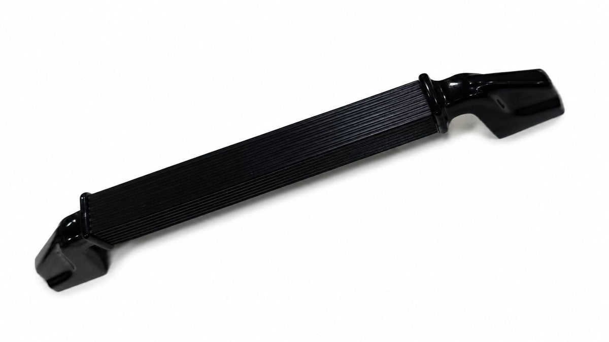 Plantex Aluminium Cabinet Handle/160mm Wardrobe Handle for Home/Cupboard Door Pull-Push Handles for Office - Pack of 1 (Black)