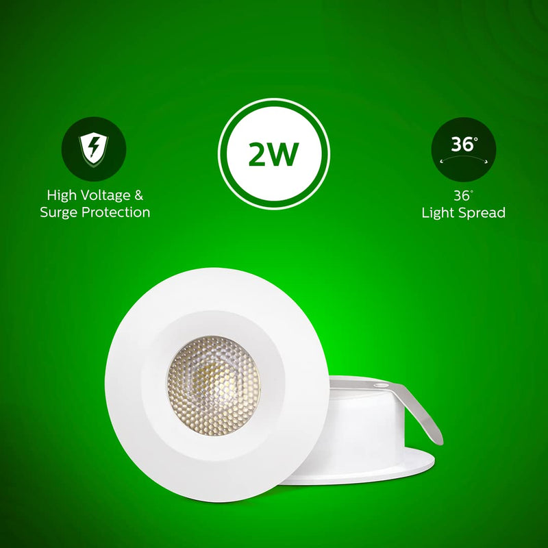 Philips Astra Spot 2-watt LED Spotlight (Pack of 4)