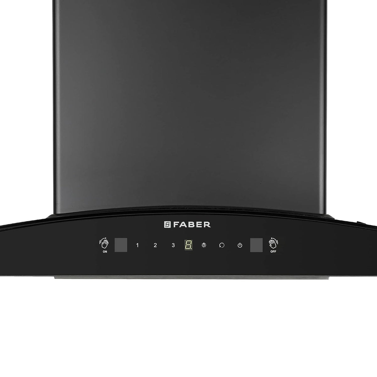 Faber 75 cm 1500 m³/hr Autoclean Curved Shape Kitchen Chimney | Touch and Gesture Control |2 yrs comprehensive on produc