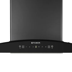 Faber 75 cm 1500 m³/hr Autoclean Curved Shape Kitchen Chimney | Touch and Gesture Control |2 yrs comprehensive on produc