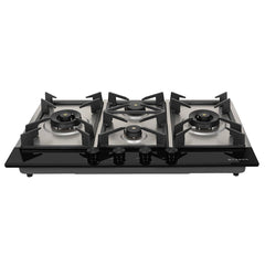 Faber 4 Burner 90Cm PNG Hybrid HOB|Auto Ignition|Flame Failure Device|2 5Kw Brass Burner|Free Installation|2yr comprehen
