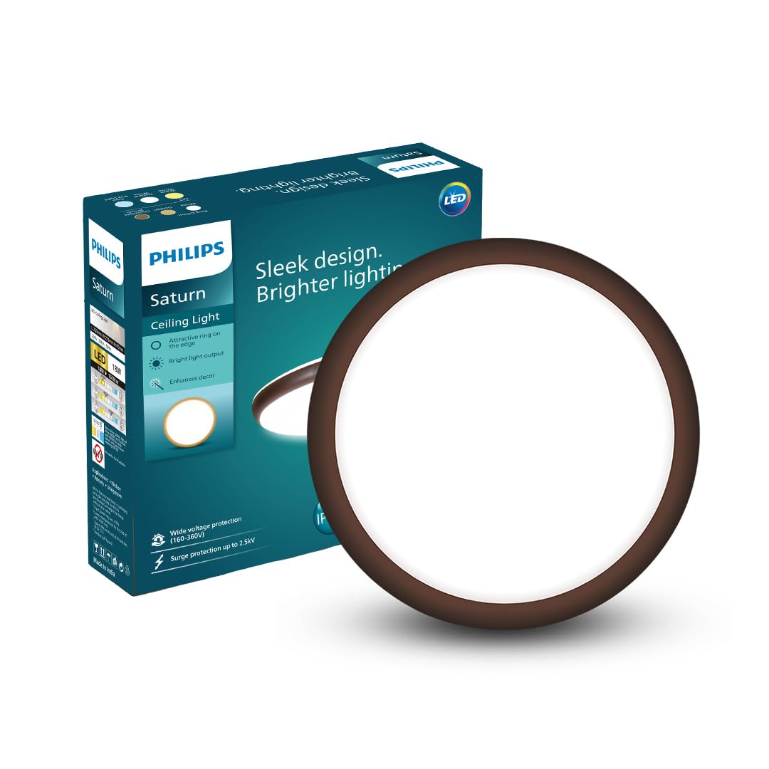 Philips 18W LED Surface Ceiling Light (Cool White, B0CFDW9G27)
