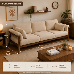 Mamta Milano Luxury Italian 3+1+1 Seater Sofa Set