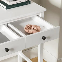 Wynmist Solid Wood Console Table with 2 Drawers