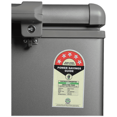 Haier Titanium 345 Litres 5 Star Double Door Deep Freezer with Stabilizer Free Operation (HFC-345DME5, Grey)