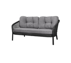 Costa Outdoor Garden Balcony Sofa Set 3 Seater , 2 Seater, 1 Single Seater 1 Side Table and 1 Center Table Set (Grey)