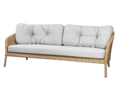Luigi Outdoor Patio Sofa Set 3 Seater, 2 Seater 1 Single Seater and 1 Center Table  (Brown)