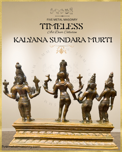 Kalyana Sundara Murti Panchaloha Bronze Icon - 10.5" - Timeless Collection