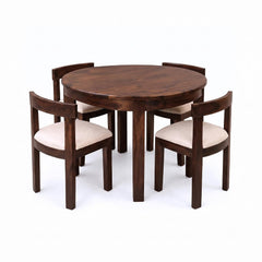 Velmora Solid Sheesham Wood Dining Table Set