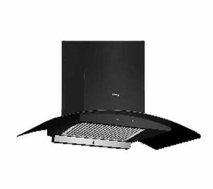 Bosch DWHA98G60I 90CM Series 4 Black Curve Glass Touch Control with Auto Clean Baffle Filters Oil Collector High Suction