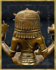 Dakshinamurti Shiva Panchaloha Bronze Icon - 13"-  Masterpieces Collection