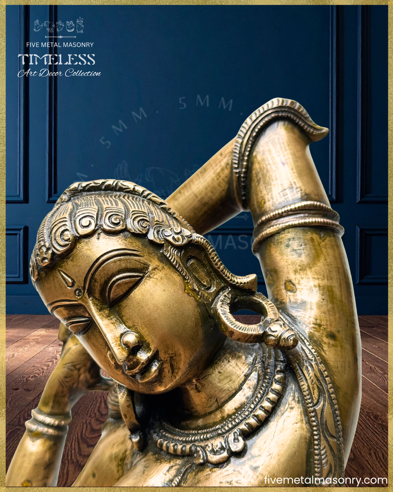 Apsara  Panchaloha Bronze Icon - 22"- Timeless Collection