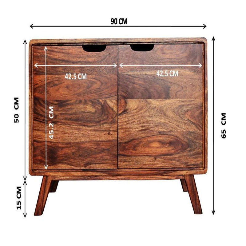 Bangalore Solid Sheesham Wood Sideboard Cabinet