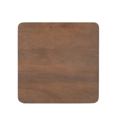 Indiana Scalloped Edge Solid Wood Accent Table – Modern Side Table