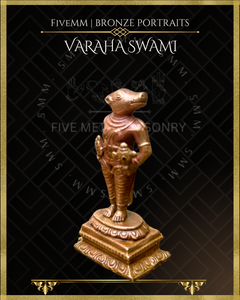 Varaha Panchaloha Bronze Icon - 2.5"