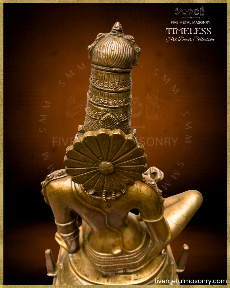 Parvati as Boga Shakti Panchaloha Bronze Icon - 21" - Timeless Collection