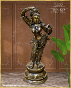 Darpana Sundari  Panchaloha Bronze Icon - 24"- Timeless Collection
