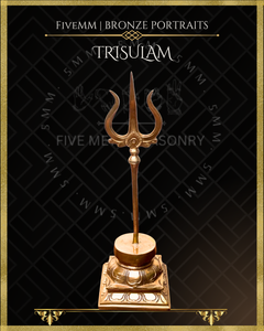 Trisula Panchaloha Bronze Icon - 10"