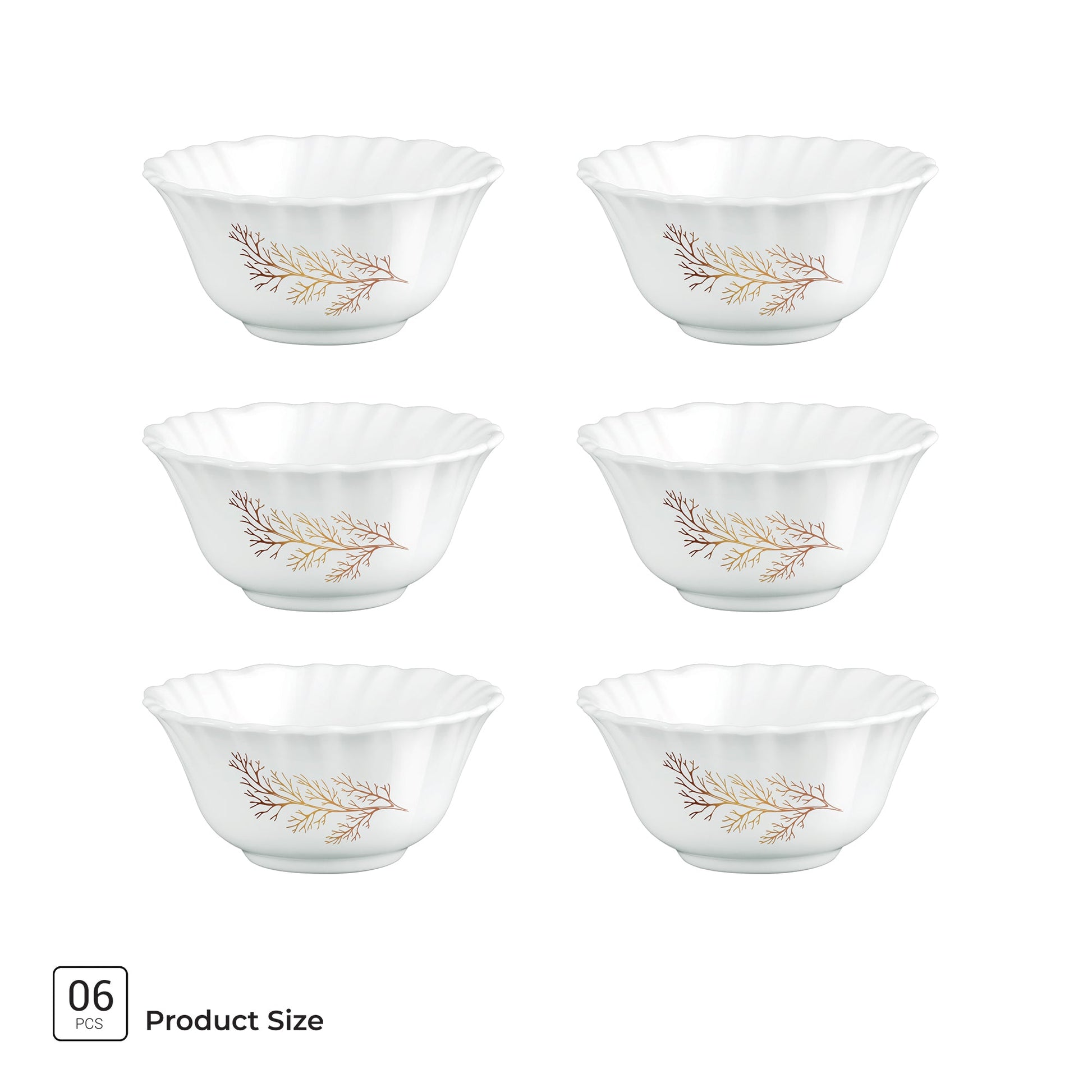 Aurelia Collection 6 Pcs Bowl Set - SILVIA (Treo By Milton)