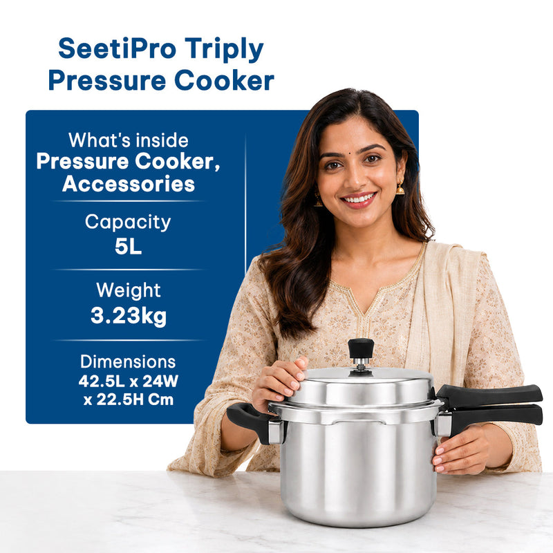 SeetiPro Triply Pressure Cooker