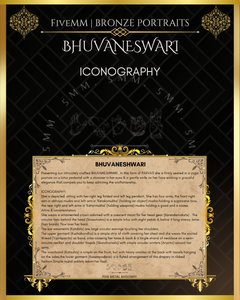 Bhuvaneswari Panchaloha Bronze Icon - 3.5" -  Polished finish